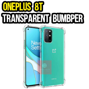 OnePlus 8T Back Cover Transparent Extra Bumper Anti Shock Soft Crystal Clear Case For OnePlus 8T