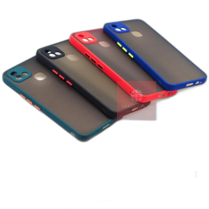 Infinix Hot 10i Back Cover Smoky Matte Armor Case Camera Protection Cover For Infinix Hot 10i