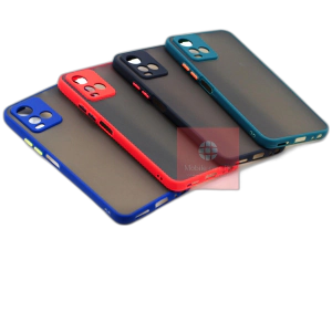Vivo Y21A Back Cover Smoky Matte Armor Case Camera Protection Cover For Vivo Y21A