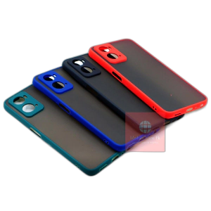 Oppo A76 Back Cover Smoky Matte Armor Case Cover For Oppo A76 - Camera Protection