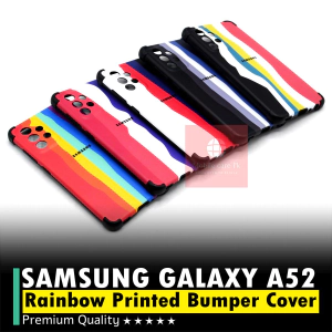 Samsung Galaxy A52 Back Cover Rainbow Bumper Camera Protection Cover For Samsung A52