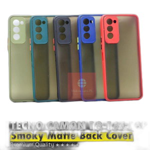 Tecno Camon 18 Back Cover Smok Matte Armor Defender Case Camera Protection Cover For Tecno Camon 18