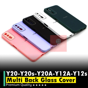 Vivo Y20 Back Cover Back Glass Case For Vivo Y20