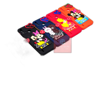 iTel Vision 2s Back Cover Hello Kitty Braslate Chain Soft iTel Vision 2s Case For Girls