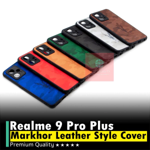 Realme 9 Pro Plus Back Cover Soft Leather Markhor Style Case For Realme 9 Pro Plus