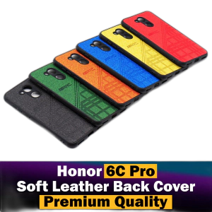 Honor 6C Pro Back Cover Soft Leather Markhor Style Case For 6C Pro