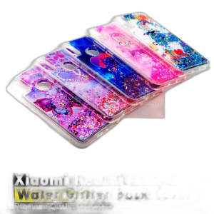 Xiaomi Redmi Note 6 Pro Back Cover Water Glitter Shiny Soft Silicon Redmi Note 6 Pro Case For Girls