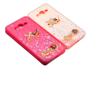 Samsung Galaxy Grand Prime Back Cover Back Cover Shine Glitter Beauty Grand Prime Case For Girls