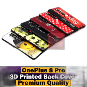 OnePlus 8 Pro Back Cover Multicolour 3D Printed Design Button 1+8 Pro Case For Boys