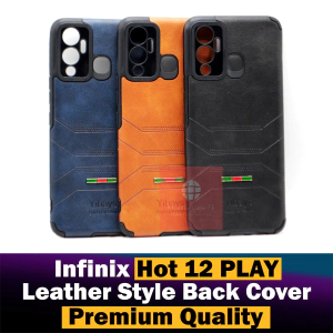 Infinix Hot 12 Play Back Cover Soft Leather Case For Infinix Hot 12 Play