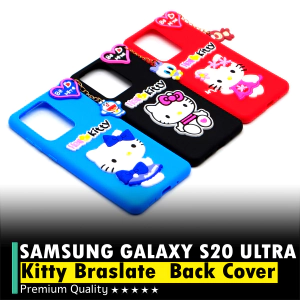 Samsung Galaxy S20 Ultra Back Cover Hello Kitty Braslate Chain Soft Samsung S20 Ultra Case For Girls