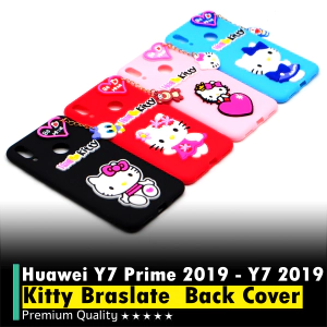 Huawei Y7 2019 Back Cover Hello Kitty Braslate Chain Soft Huawei Y7 2019 Case For Girls