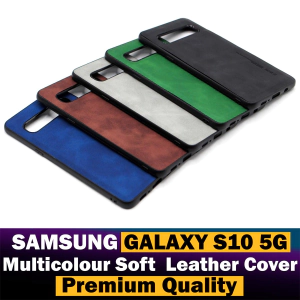 Samsung Galaxy S10 5G Back Cover Soft Leather Case For Samsung Galaxy S10 5G