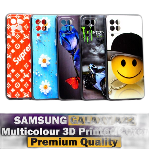 Samsung Galaxy A22 Back Cover Multicolour 3D Printed Design Case For Samsung Galaxy A22