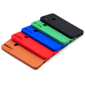 Vivo Y15 Back Cover Simple Colour Soft Camera For Vivo Y15 - Protection Cover