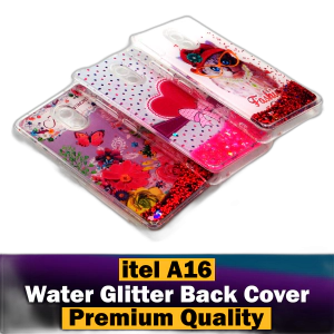 iTel A16 Back Cover Water Glitter Window Shiny Soft Silicon Case For Girls iTel A16