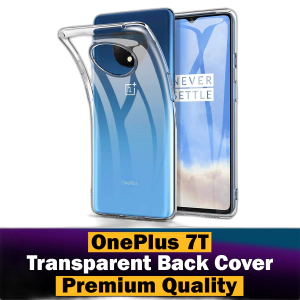 OnePlus 7T Back Cover Transparent Anti Shock Soft Crystal Clear Case For OnePlus 7T