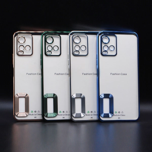 Vivo Y21A Back Cover Soft Multi Chrome Border Camera Protection Cover For Vivo Y21A