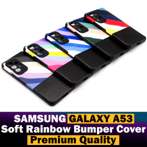 Samsung Galaxy A53 Back Cover Rainbow Bumper Camera Protection Cover For Samsung Galaxy A53