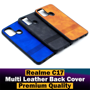 Realme C17 Back Cover Soft Leather Case For Realme C17