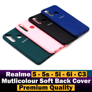 Realme 5i Back Cover Soft Silicon Multicolour Case For Realme 5i