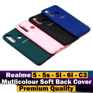 Realme C3 Back Cover Soft Silicon Multicolour Case For Realme C3