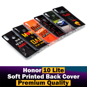 Honor 10 Lite Back Cover Multicolour Soft Silicon Printed Case For Honor 10 Lite