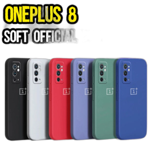 OnePlus 8 Official Logo Silicon Case - Official Case {Multi Colors} For OnePlus 8