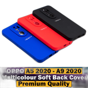 Oppo A9 2020 Back Cover Multicolour Soft Silicone Case For A9 2020