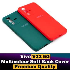 Vivo V23 5G Back Cover Multicolour Soft Silicone Case For Vivo V23 5G