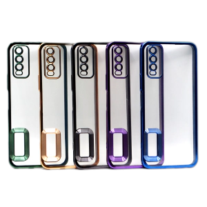 Vivo Y20 Back Cover Soft Multi Chrome Border Camera Protection Cover For Vivo Y20