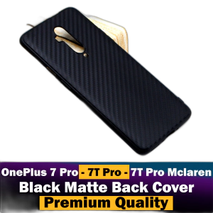 OnePlus 7T Pro Back Cover Soft Plain Black Case For OnePlus 7T Pro
