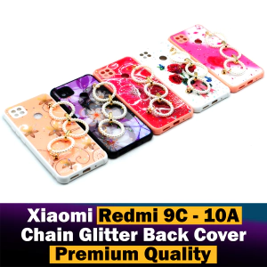 Xiaomi Redmi 9c Back Cover Chain Glitter Beauty Xiaomi Redmi 9c Case For Girls