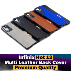 Infinix Hot 12 Back Cover Soft Leather Case For Infinix Hot 12