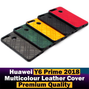 Huawei Y6 2018 Back Cover Multicolour Leather Case For Huawei Y6 2018