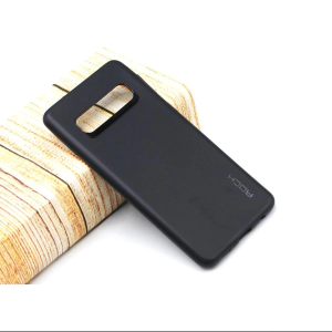 Samsung Galaxy S10 Back Cover Black Soft Style Case For Samsung Galaxy S10 - Rock