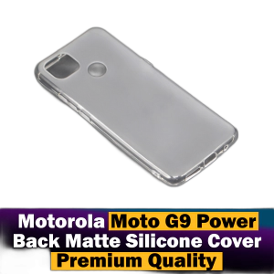 Motorola Moto G9 Power Back Cover Matte Style Sides Transparent Silicone Case For Moto G9 Power