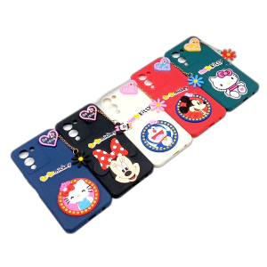 Infinix Note 12 G96 Back Cover Hello Kitty Braslate Chain Soft Note 12 G96 Case For Girls