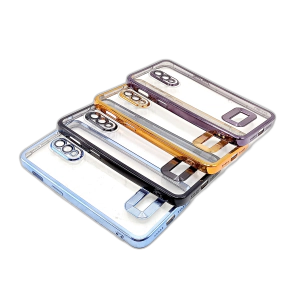 OnePlus 6T Back Cover Soft Multi Chrome Border Camera Protection Cover For OnePlus 6T