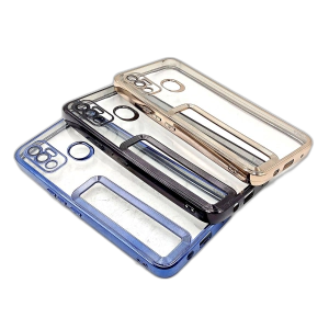 Tecno Spark 7T Back Cover Soft Multi Camera Protection Cover For Tecno Spark 7T - Chrome Border