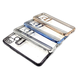 Infinix Hot 10 Lite Back Cover Soft Multi Chrome Border Camera Protection Cover For Infinix Hot 10 Lite