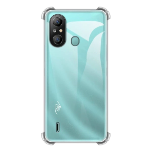 itel A49 Back Cover Transparent Extra Bumper Anti Shock Soft Crystal Clear Case For itel A49