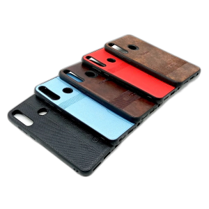 Huawei Y6p Back Cover Multicolour Soft Leather Case For Huawei Y6p