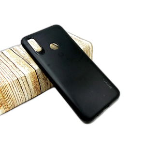 Realme 3 Back Cover Black Soft Rock Style Case For Realme 3