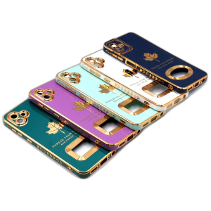 Samsung Galaxy A04 Back Cover Soft Multi Camera Protection Cover For Samsung Galaxy A04 - Golden Border