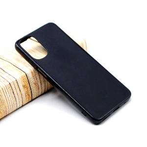 Motorola Moto E32 Back Cover Soft Plain Black Case For Motorola Moto E32