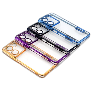 Tecno Camon 20 Back Cover Soft Multi Chrome Border Camera Protection Cover For Tecno Camon 20