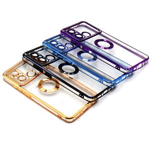 Xiaomi Poco C55 Back Cover Soft Multi Chrome Border Camera Protection Cover For Xiaomi Poco C55