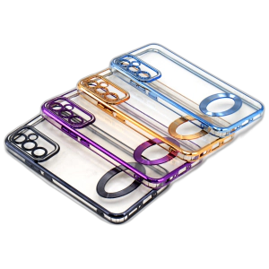 Samsung Galaxy A34 5G Back Cover Soft Multi Chrome Border Camera Protection Cover For Samsung Galaxy A34 5G