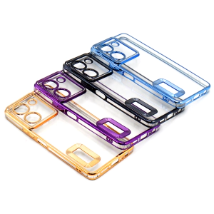 Vivo Y27 Back Cover Soft Multi Chrome Border Camera Protection Cover For Vivo Y27